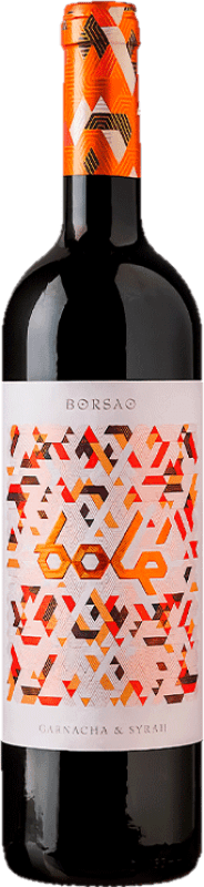 8,95 € Envío gratis | Vino Tinto Borsao Bole Joven D.O. Campo de Borja Aragón España Syrah, Garnacha 75 cl