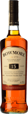 91,95 € 免费送货 | 威士忌单一麦芽威士忌 Morrison's Bowmore Darkest 艾莱 英国 15 岁 瓶子 70 cl