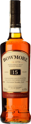 106,95 € 免费送货 | 单一麦芽威士忌 Morrison's Bowmore Darkest 艾莱 英国 15 岁 70 cl