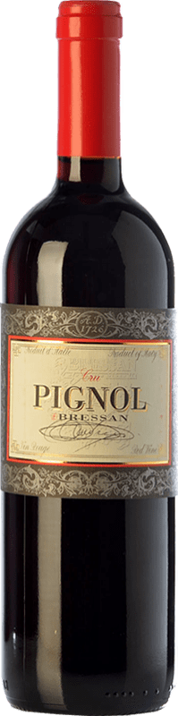 114,95 € Spedizione Gratuita | Vino rosso Bressan Pignol I.G.T. Friuli-Venezia Giulia Friuli-Venezia Giulia Italia Pignolo Bottiglia 75 cl