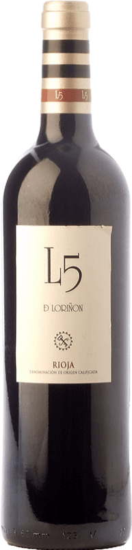 12,95 € Бесплатная доставка | Красное вино Bretón L5 de Loriñón молодое D.O.Ca. Rioja Ла-Риоха Испания Tempranillo — Темпранильо Бутылка 75 cl