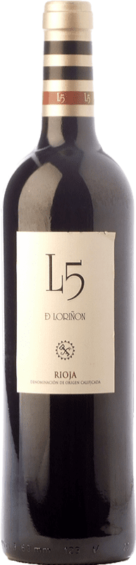 12,95 € Envío gratis | Vino tinto Bretón L5 de Loriñón Joven D.O.Ca. Rioja La Rioja España Tempranillo Botella 75 cl