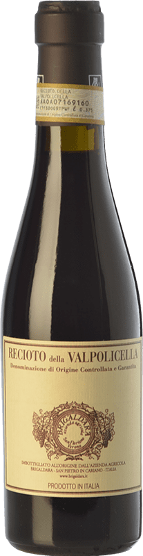 24,95 € Kostenloser Versand | Süßwein Brigaldara D.O.C.G. Recioto della Valpolicella Venetien Italien Sangiovese, Corvina, Rondinella, Corvinone, Molinara Halbflasche 37 cl