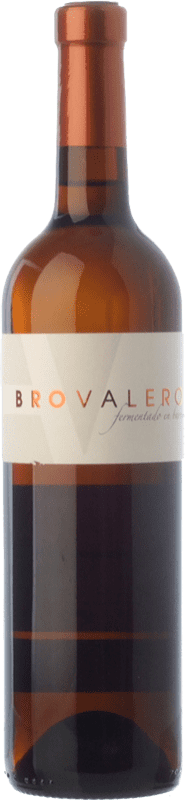 8,95 € Envoi gratuit | Vin Blanc Bro Valero Fermenté en Barrique D.O. La Mancha Castilla La Mancha Espagne Macabeo — Macabeu, Chardonnay Eco — Biologique Bouteille 75 cl