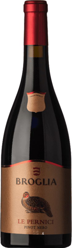 39,95 € Envio grátis | Vinho tinto Broglia Le Pernici D.O.C. Monferrato Piemonte Itália Dolcetto, Barbera Garrafa 75 cl