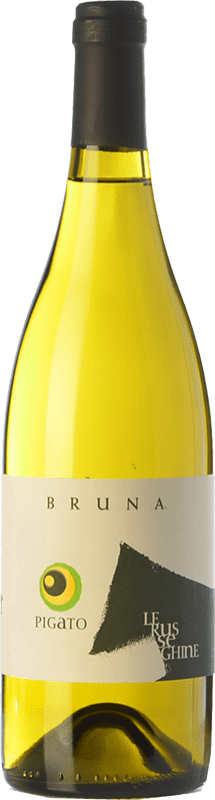 21,95 € Spedizione Gratuita | Vino Bianco Bruna Le Russeghine D.O.C. Riviera Ligure di Ponente Liguria Italia Pigato 75 cl