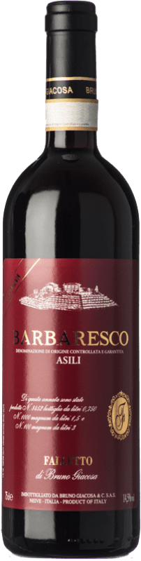 179,95 € Spedizione Gratuita | Vino rosso Bruno Giacosa Asili D.O.C.G. Barbaresco Piemonte Italia Nebbiolo Bottiglia 75 cl