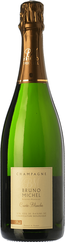 41,95 € 免费送货 | 白起泡酒 Bruno Michel Cuvée A.O.C. Champagne 香槟酒 法国 Chardonnay — 莎当妮, Pinot Meunier — 黑皮诺·莫尼耶 75 cl