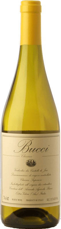18,95 € Бесплатная доставка | Белое вино Bucci Classico I.G.T. Marche Marche Италия Verdicchio бутылка 75 cl