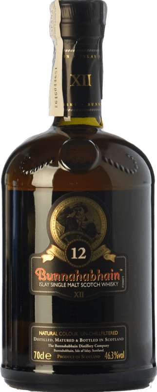 66,95 € Free Shipping | Single Malt Whisky Bunnahabhain Islay United Kingdom 12 Years Bottle 70 cl