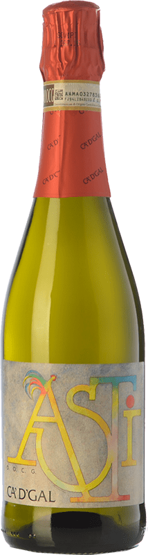 19,95 € Envío gratis | Espumoso Blanco Ca' d' Gal D.O.C.G. Asti Piemonte Italia Moscato 75 cl