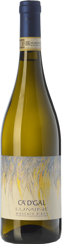 15,95 € 免费送货 | 甜酒 Ca' d' Gal Lumine D.O.C.G. Moscato d'Asti 皮埃蒙特 意大利 Muscat 瓶子 75 cl