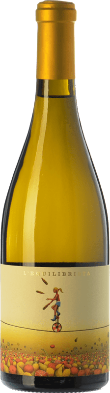 26,95 € Envío gratis | Vino Blanco Ca N'Estruc L'Equilibrista Crianza D.O. Catalunya Cataluña España Xarel·lo Botella 75 cl