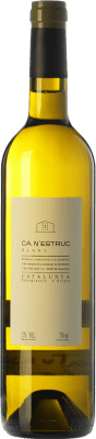 9,95 € Бесплатная доставка | Белое вино Ca N'Estruc молодое D.O. Catalunya Каталония Испания Macabeo — Макабео, Xarel·lo — Шарелло, Chardonnay — Шардоне, Moscatel — Мускат 75 cl