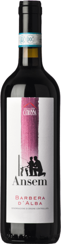 15,95 € Free Shipping | Red Wine Ca' Rossa D.O.C. Barbera d'Alba Piemonte Italy Barbera Eco — Organic 75 cl