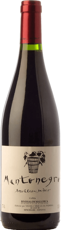 8,95 € Бесплатная доставка | Красное вино Ca Sa Padrina Mantonegro Молодой D.O. Binissalem Балеарские острова Испания Merlot, Cabernet Sauvignon, Callet, Mantonegro бутылка 75 cl