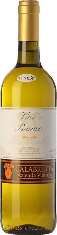 22,95 € Бесплатная доставка | Белое вино Calabretta Minnella I.G.T. Terre Siciliane Сицилия Италия Minella бутылка 75 cl
