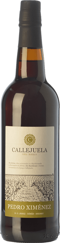 18,95 € Envoi gratuit | Vin Doux Callejuela D.O. Manzanilla-Sanlúcar de Barrameda Andalousie Espagne Pedro Ximénez 75 cl