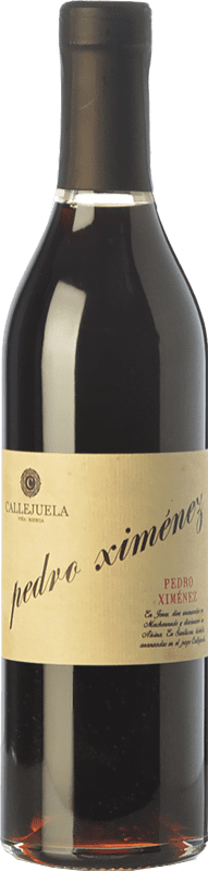 38,95 € Spedizione Gratuita | Vino dolce Callejuela D.O. Manzanilla-Sanlúcar de Barrameda Andalusia Spagna Pedro Ximénez Bottiglia Medium 50 cl