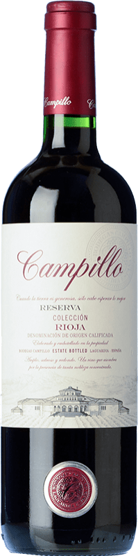 19,95 € Free Shipping | Red wine Campillo Selecta Reserva D.O.Ca. Rioja The Rioja Spain Tempranillo Bottle 75 cl
