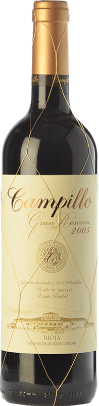 29,95 € Free Shipping | Red wine Campillo Gran Reserva D.O.Ca. Rioja The Rioja Spain Tempranillo, Graciano Bottle 75 cl