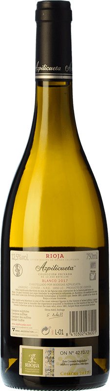 17,95 € Free Shipping | White wine Campo Viejo Félix Azpilicueta Colección Privada D.O.Ca. Rioja The Rioja Spain Viura Bottle 75 cl