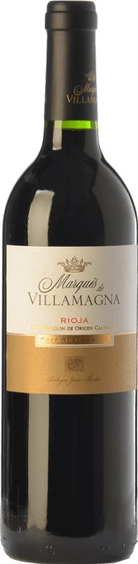 16,95 € Free Shipping | Red wine Campo Viejo Marqués de Villamagna Grand Reserve D.O.Ca. Rioja The Rioja Spain Tempranillo, Graciano, Mazuelo Bottle 75 cl