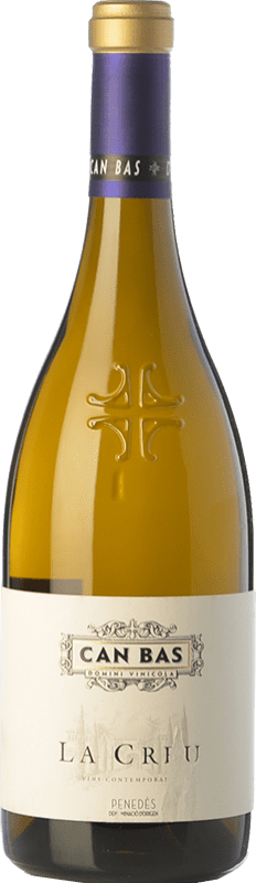 29,95 € Free Shipping | White Wine Can Bas La Creu Crianza — Aged D.O. Penedès Catalonia Spain Sauvignon Bottle 75 cl