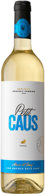 10,95 € Free Shipping | White wine Can Ràfols Petit Caus D.O. Penedès Catalonia Spain Muscat of Alexandria, Macabeo, Xarel·lo, Chardonnay, Parellada, Chenin White Bottle 75 cl