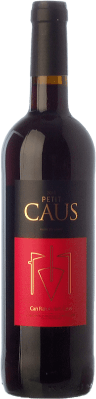 12,95 € Free Shipping | Red wine Can Ràfols Petit Caus Negre Young D.O. Penedès Catalonia Spain Tempranillo, Merlot, Syrah, Cabernet Sauvignon, Cabernet Franc Bottle 75 cl