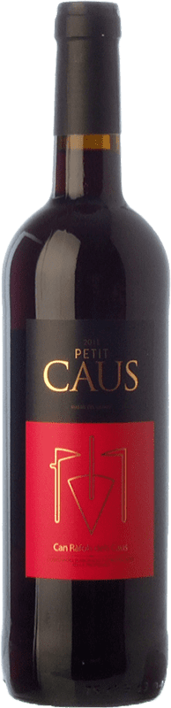 13,95 € Kostenloser Versand | Rotwein Can Ràfols Petit Caus Jung D.O. Penedès Katalonien Spanien Tempranillo, Merlot, Syrah, Cabernet Sauvignon, Cabernet Franc 75 cl