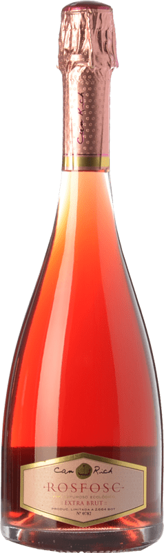 16,95 € Free Shipping | White Sparkling Wine Can Rich Rosfosc I.G.P. Vi de la Terra de Ibiza Balearic Islands Spain Syrah — Shiraz Eco — Organic Bottle 75 cl