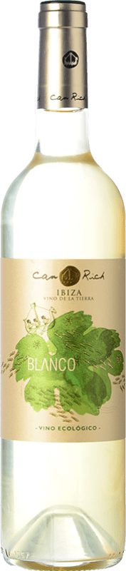 9,95 € Envío gratis | Vino blanco Can Rich I.G.P. Vi de la Terra de Ibiza Islas Baleares España Malvasía, Chardonnay Botella 75 cl
