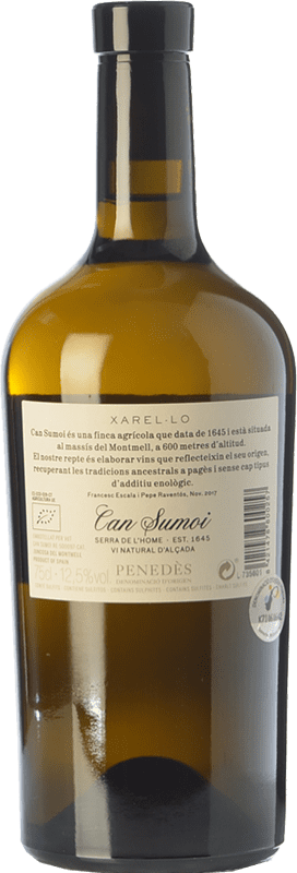 17,95 € 免费送货 | 白葡萄酒 Can Sumoi D.O. Penedès 加泰罗尼亚 西班牙 Xarel·lo — 哈雷洛 Eco — 生态 有机 天然 75 cl