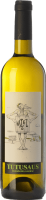 7,95 € Envio grátis | Vinho branco Can Tutusaus Nuet Blanc D.O. Penedès Catalunha Espanha Viognier, Xarel·lo Garrafa 75 cl