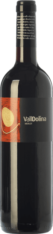 9,95 € Free Shipping | Red Wine Can Tutusaus Vall Dolina Merlot Young D.O. Penedès Catalonia Spain Merlot, Cabernet Sauvignon Eco — Organic Bottle 75 cl