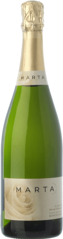 11,95 € Free Shipping | White sparkling Canals Canals Marta Brut Nature Reserve D.O. Cava Catalonia Spain Macabeo, Xarel·lo, Parellada Bottle 75 cl