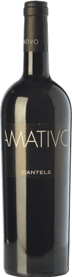 22,95 € Бесплатная доставка | Красное вино Cantele Amativo I.G.T. Salento Кампанья Италия Primitivo — Примитиво, Negroamaro — Негроамаро Бутылка 75 cl