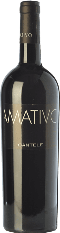 19,95 € 免费送货 | 红酒 Cantele Amativo I.G.T. Salento 坎帕尼亚 意大利 Primitivo, Negroamaro 瓶子 Magnum 1,5 L