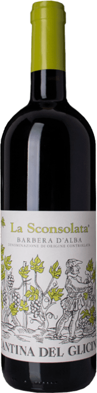 26,95 € Free Shipping | Red wine Cantina del Glicine La Sconsolata D.O.C. Barbera d'Alba Piemonte Italy Barbera Bottle 75 cl