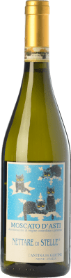 14,95 € Kostenloser Versand | Süßer Wein Cantina del Glicine Nettare di Stelle D.O.C.G. Moscato d'Asti Piemont Italien Muscat Bianco Flasche 75 cl