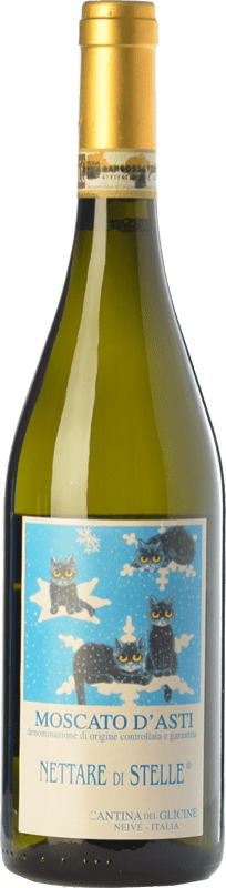 14,95 € Envoi gratuit | Vin doux Cantina del Glicine Nettare di Stelle D.O.C.G. Moscato d'Asti Piémont Italie Muscat Blanc Bouteille 75 cl