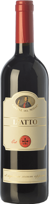 23,95 € Spedizione Gratuita | Vino rosso Cantine del Notaio L'Atto I.G.T. Basilicata Basilicata Italia Aglianico Bottiglia 75 cl