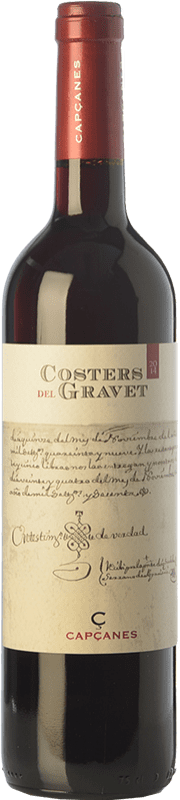 17,95 € Free Shipping | Red wine Celler de Capçanes Costers del Gravet Aged D.O. Montsant Catalonia Spain Grenache, Cabernet Sauvignon, Carignan Bottle 75 cl