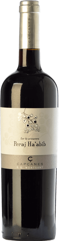 39,95 € Free Shipping | Red Wine Celler de Capçanes Flor de Primavera Peraj Ha'Abib Aged D.O. Montsant Catalonia Spain Tempranillo, Grenache, Cabernet Sauvignon, Carignan Bottle 75 cl Kosher