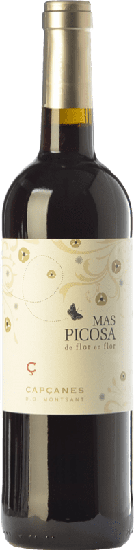 8,95 € Free Shipping | Red wine Capçanes Mas Picosa de Flor en Flor Joven D.O. Montsant Catalonia Spain Tempranillo, Merlot, Grenache, Samsó Bottle 75 cl