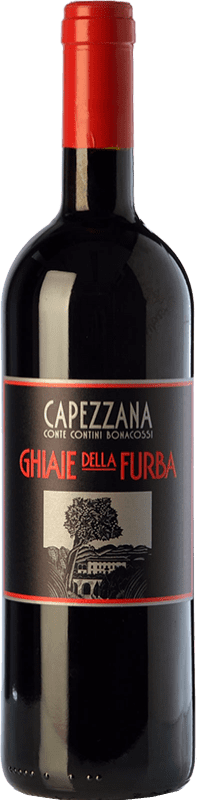 54,95 € Free Shipping | Red wine Capezzana Ghiaie della Furba I.G.T. Toscana Tuscany Italy Merlot, Syrah, Cabernet Sauvignon Bottle 75 cl