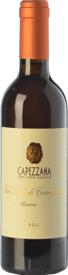 59,95 € Free Shipping | Sweet Wine Capezzana Reserve — Aged I.G.T. Vin Santo di Carmignano Tuscany Italy Trebbiano, San Colombano Eco — Organic Half Bottle 37 cl