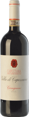 22,95 € Envío gratis | Vino tinto Capezzana Villa D.O.C.G. Carmignano Toscana Italia Cabernet Sauvignon, Sangiovese Botella 75 cl