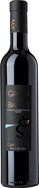 24,95 € Envio grátis | Vinho doce Capo Zefirio D.O.C. Greco di Bianco Calábria Itália Greco Garrafa Medium 50 cl